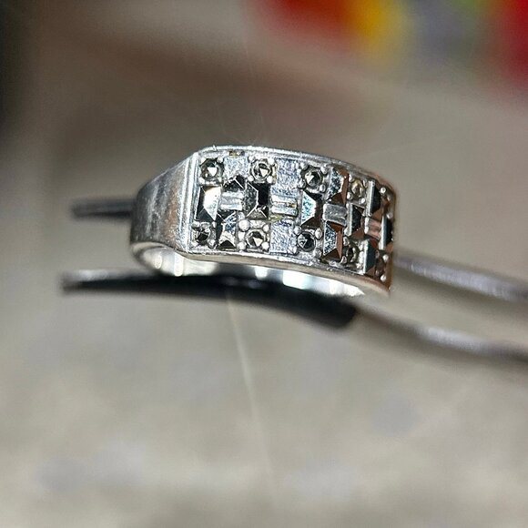 Silpada 925 Black Stone Ring - Picture 4 of 9